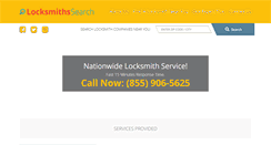 Desktop Screenshot of locksmiths-search.com